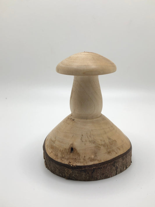 Handmade Toadstool! Carved from Magnolia Tree Branch!