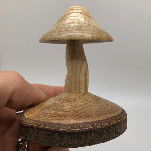 Mushroom Figurine! Hand made from Magnolia Branch