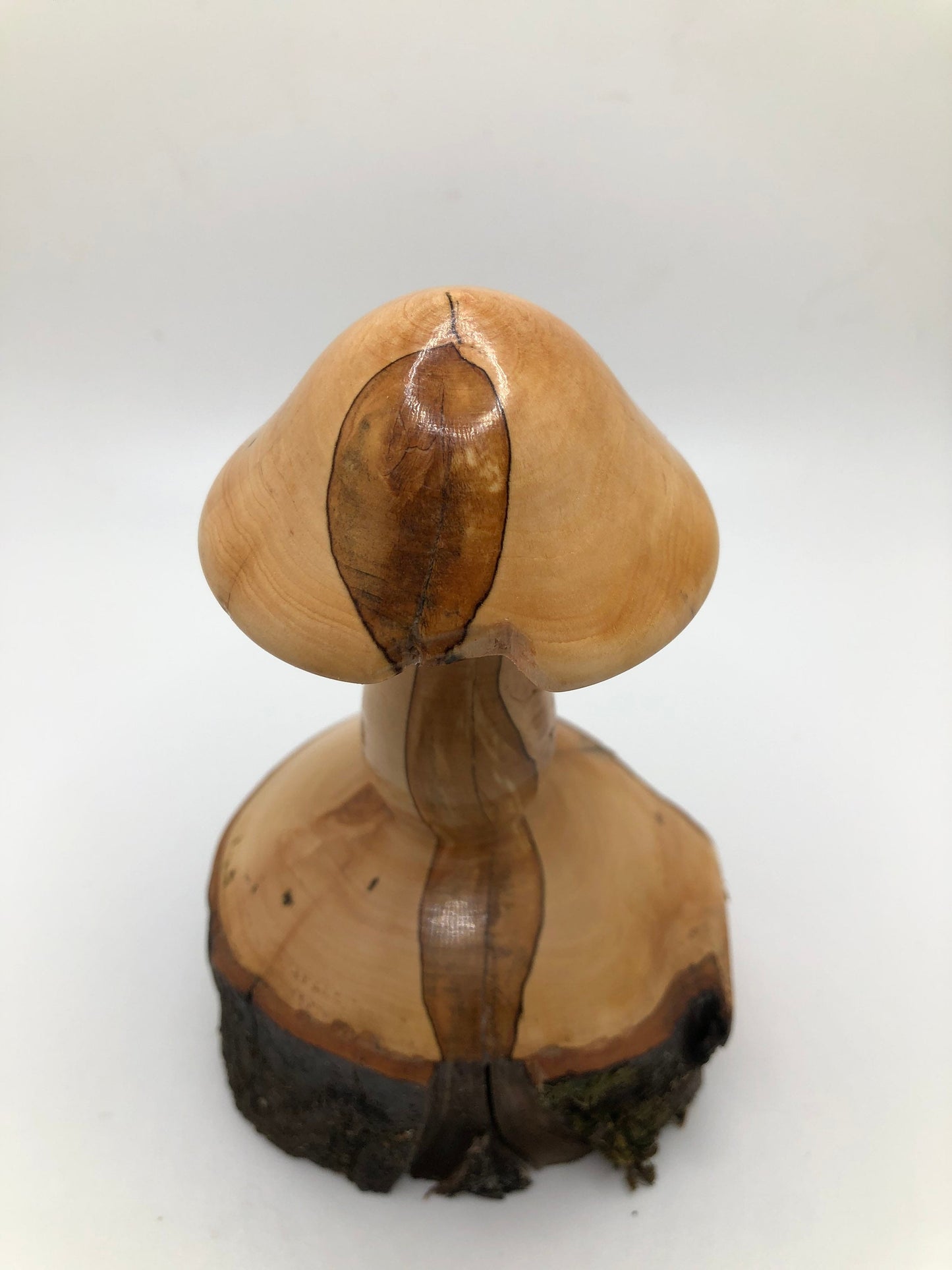 Gorgeous Mushroom Carving, Wood Mushroom Sculpture, Japanese Male Mushroom