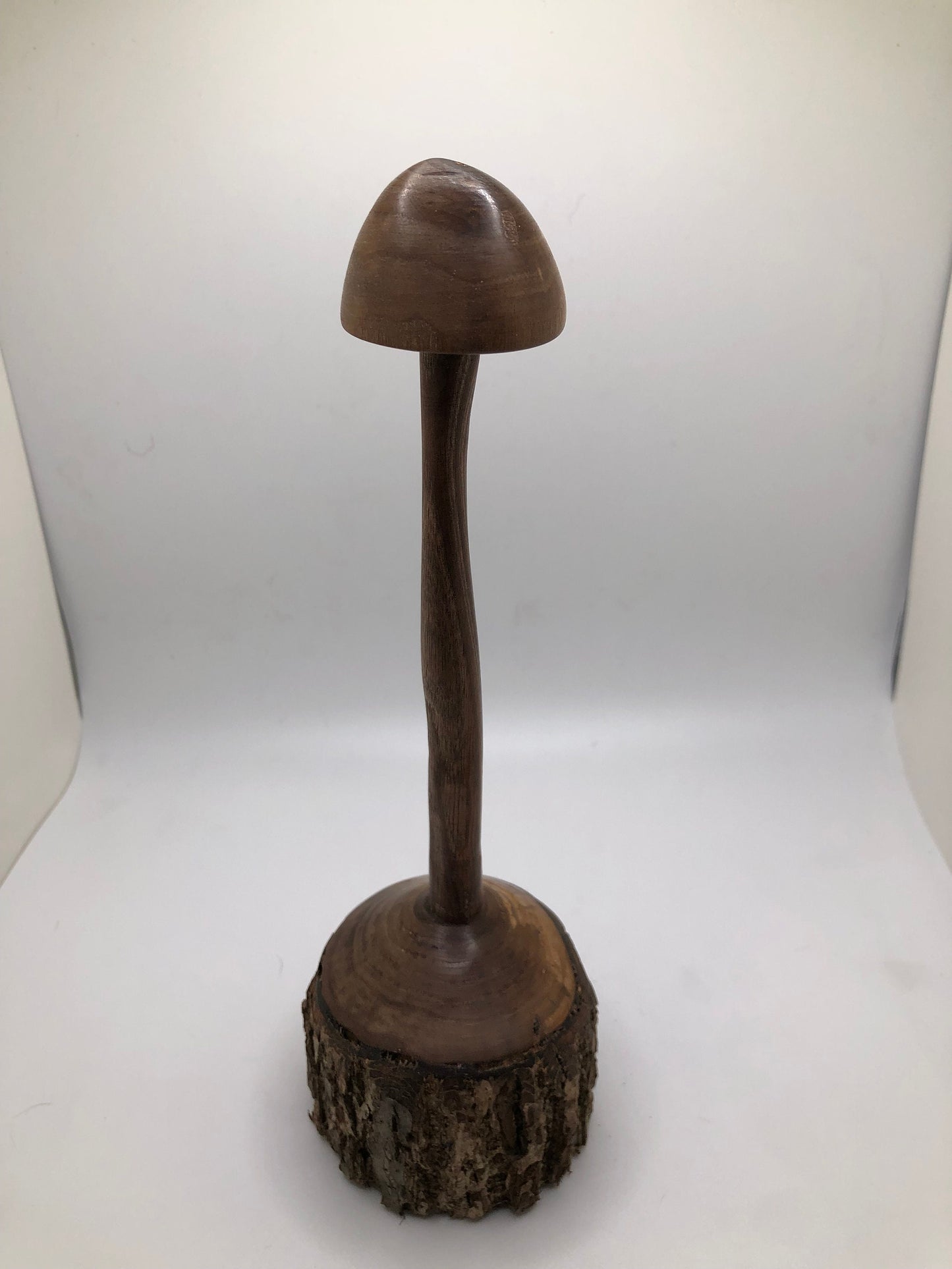 Unique Multi-Axis Turned Mushroom Carving Art Piece! Wood Mushroom Carving!