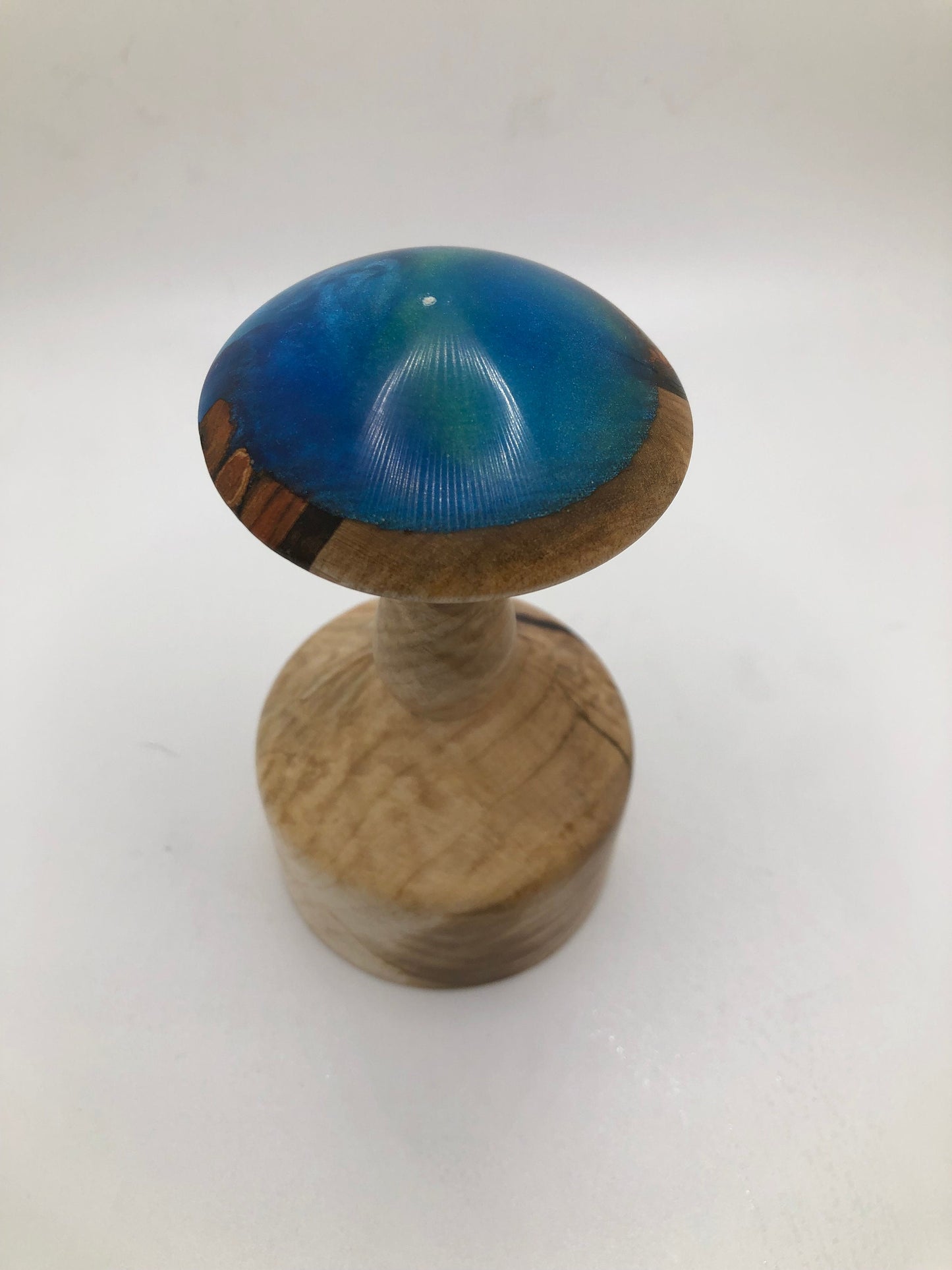 Wood and Epoxy Mushroom Carving! "Mother Earth" Design