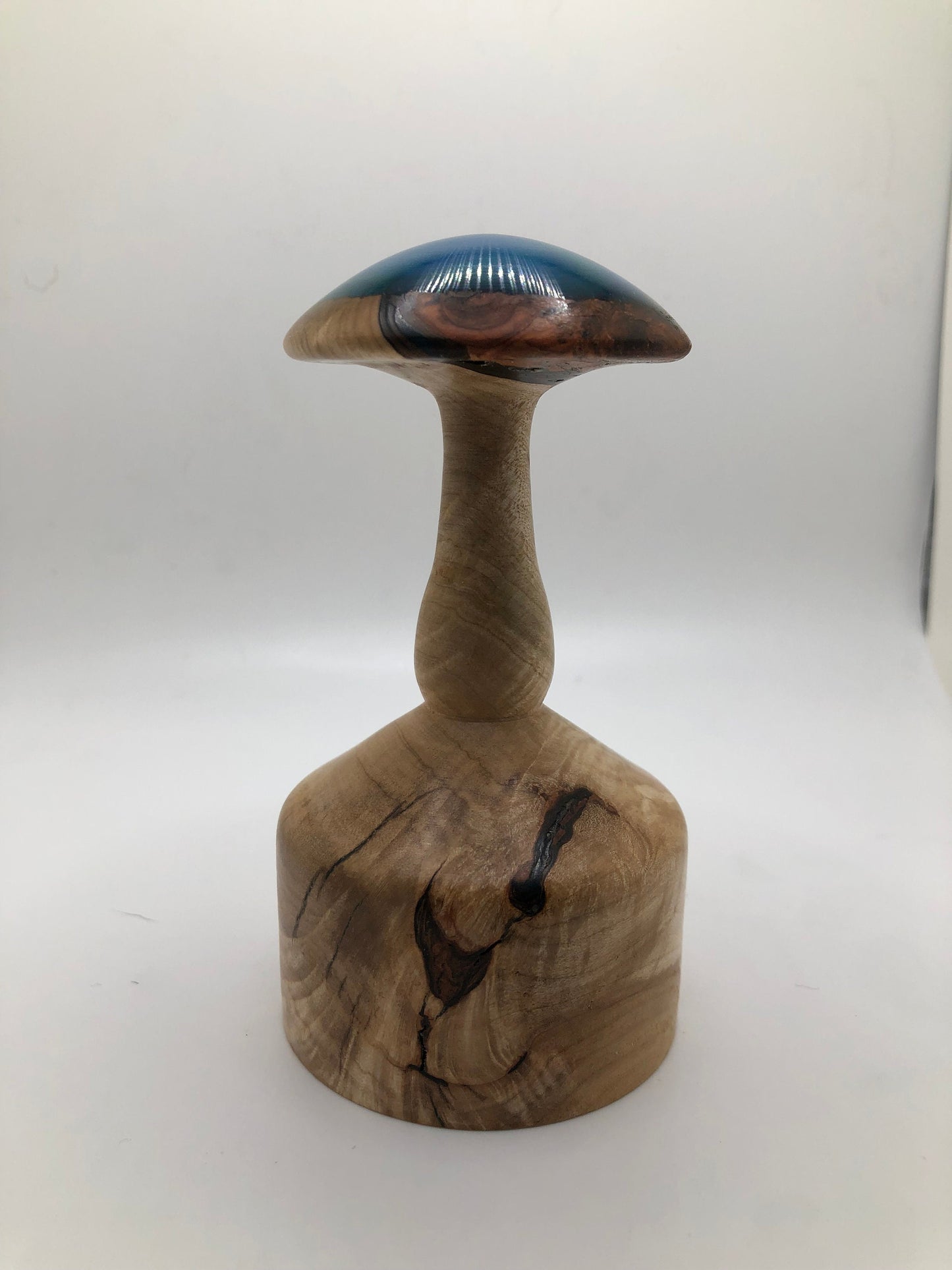 Wood and Epoxy Mushroom Carving! "Mother Earth" Design