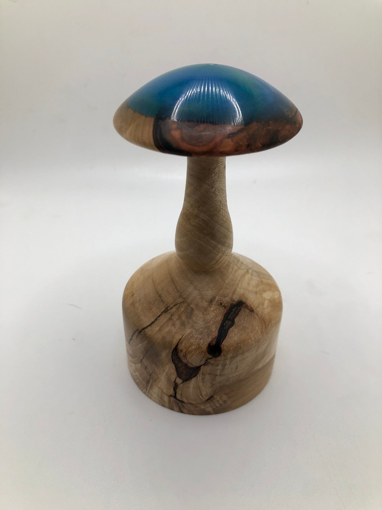 Wood and Epoxy Mushroom Carving! "Mother Earth" Design