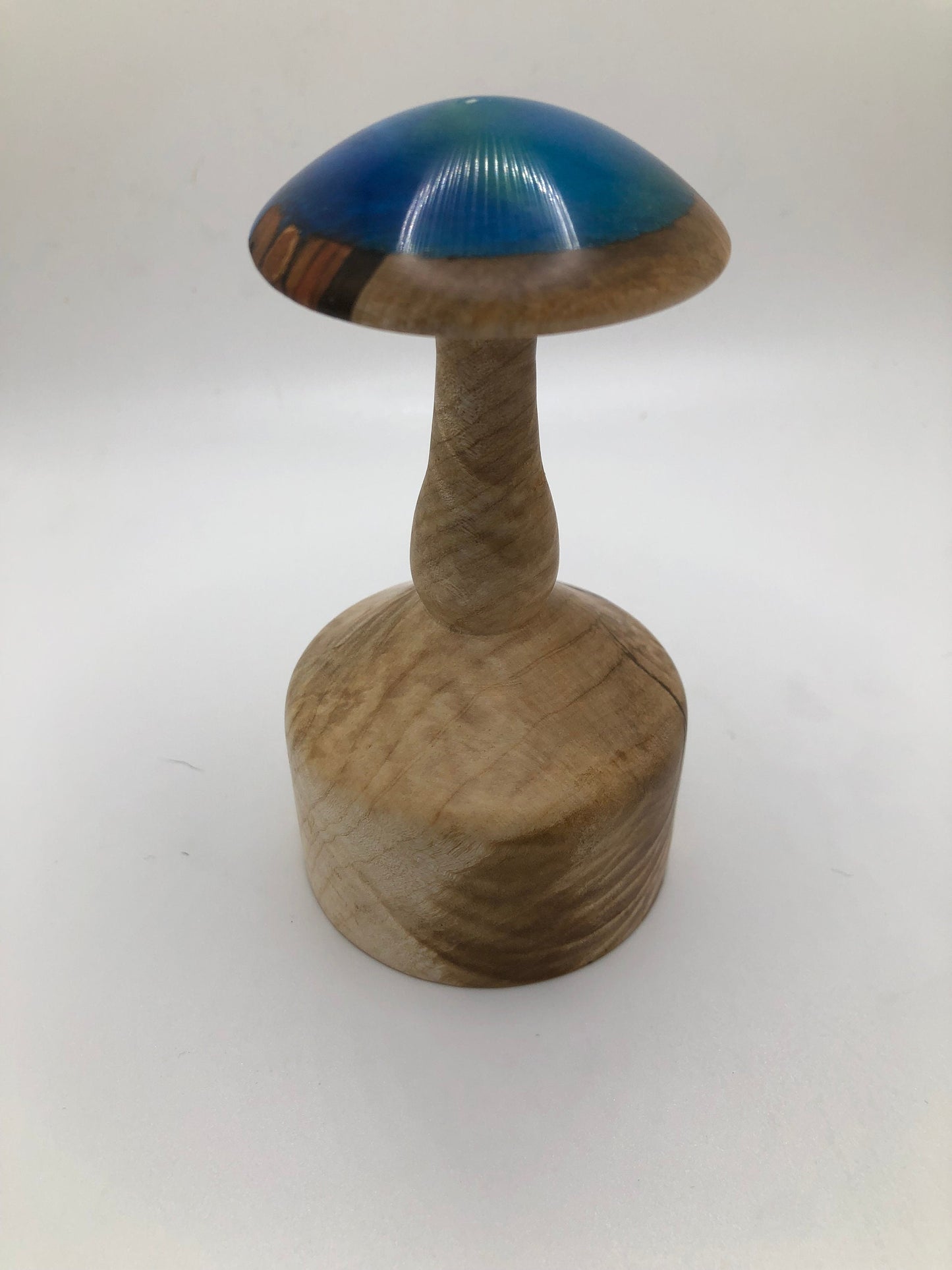 Wood and Epoxy Mushroom Carving! "Mother Earth" Design