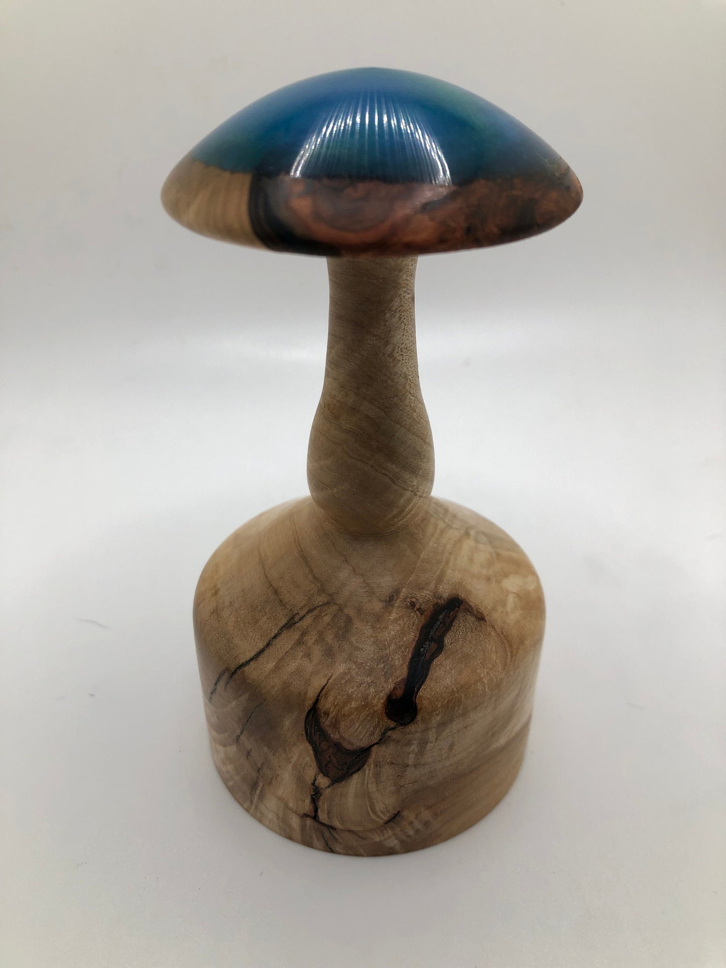 Wood and Epoxy Mushroom Carving! "Mother Earth" Design