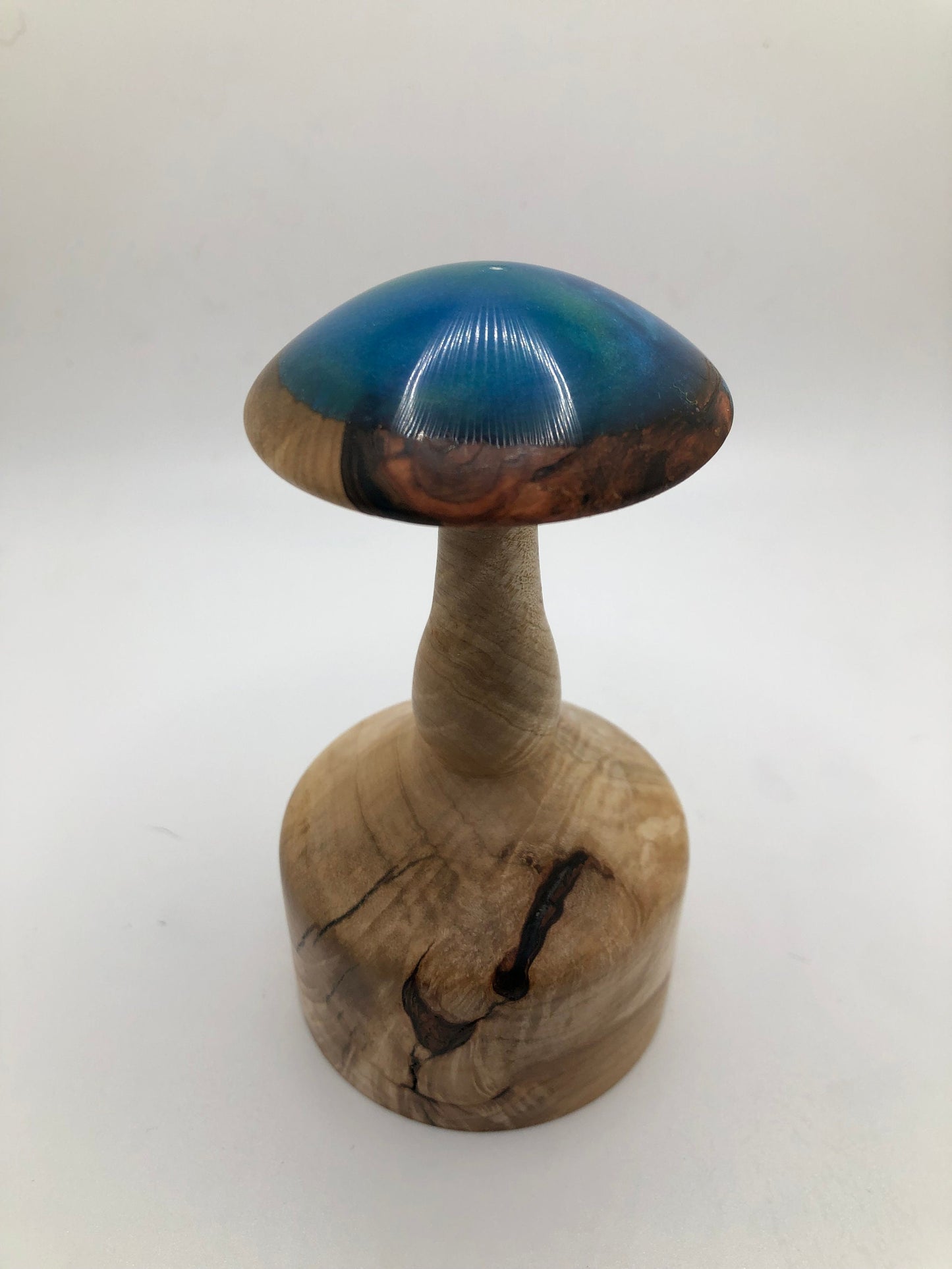 Wood and Epoxy Mushroom Carving! "Mother Earth" Design