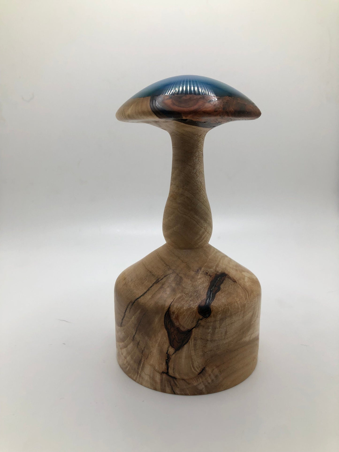 Wood and Epoxy Mushroom Carving! "Mother Earth" Design