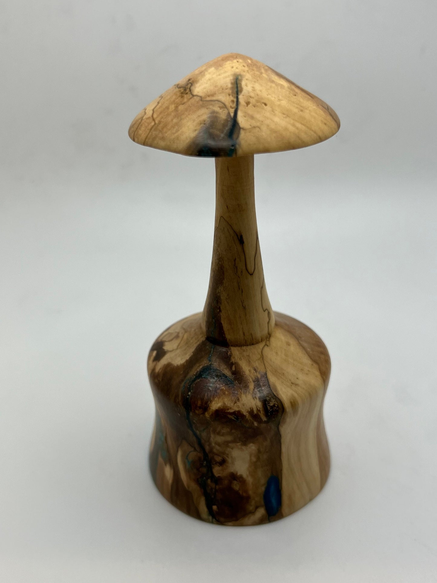 Mushroom Figure! Woodturned from Maple with Epoxy Accents