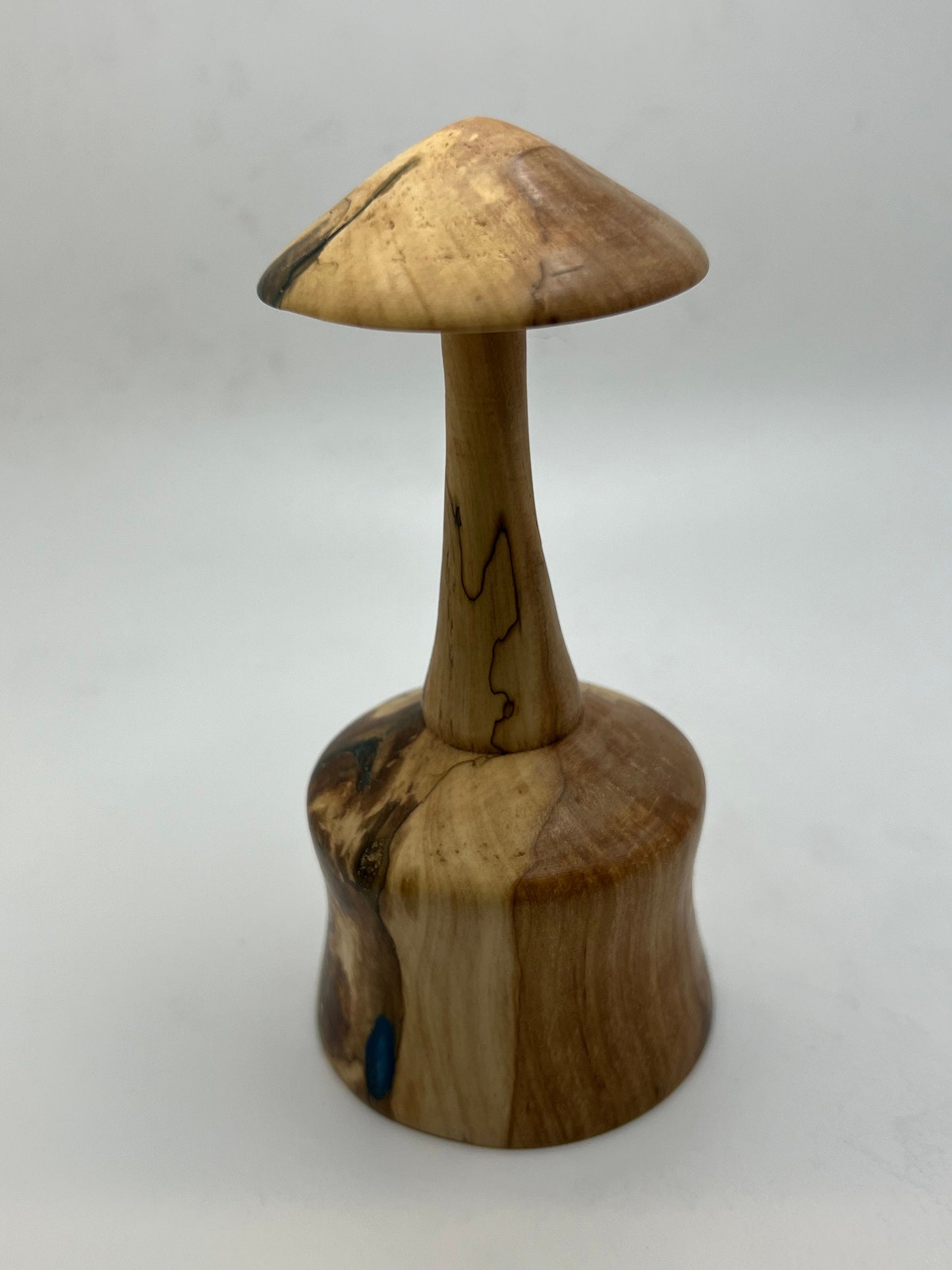 Mushroom Figure! Woodturned from Maple with Epoxy Accents