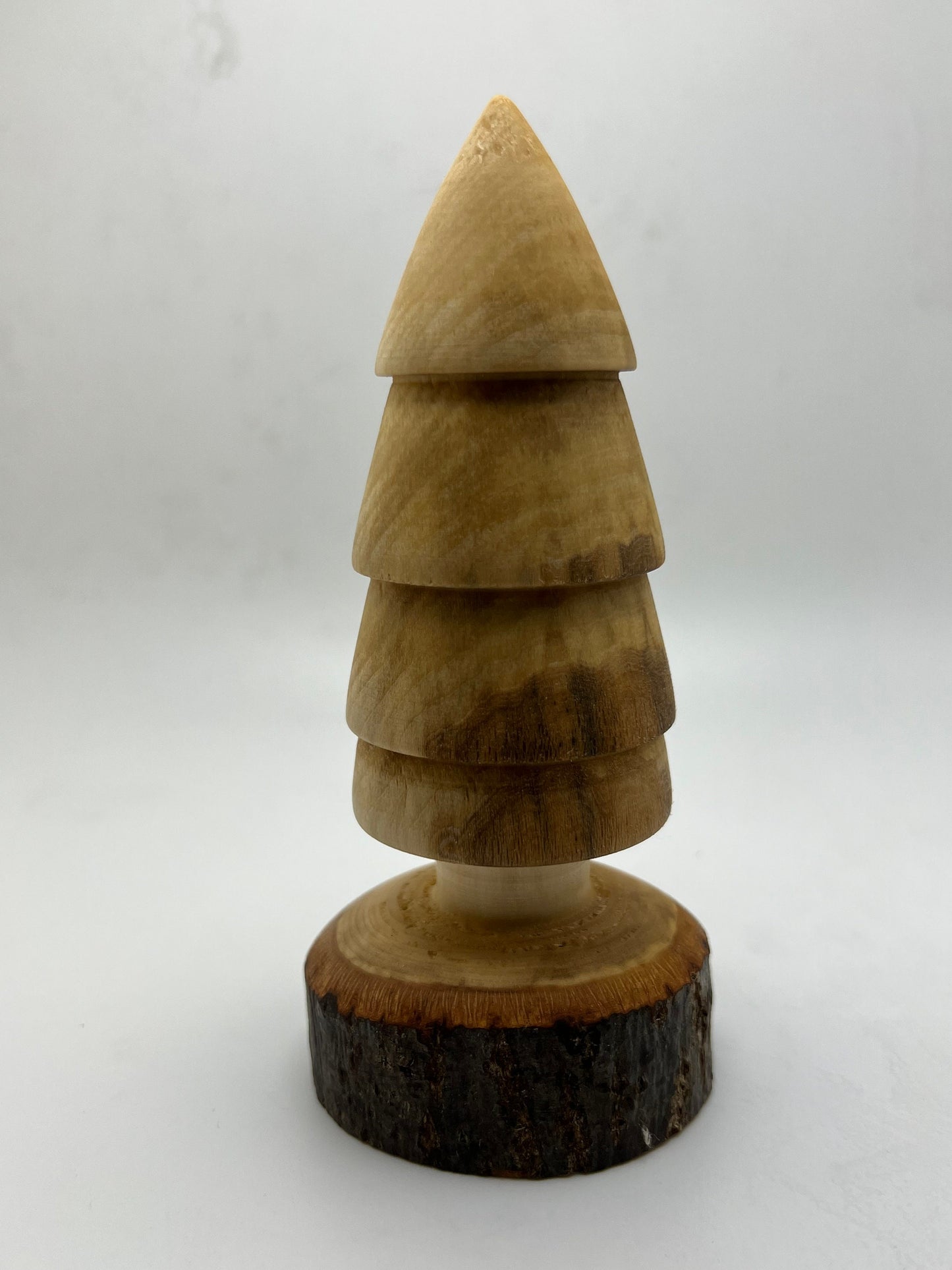 Wood Turned Rustic Christmas Tree Christmas Decoration